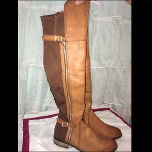 Faux Leather Boots
